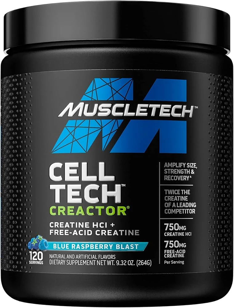 MuscleTech - Cell-Tech Creactor - Blue Raspberry Blast - 264g