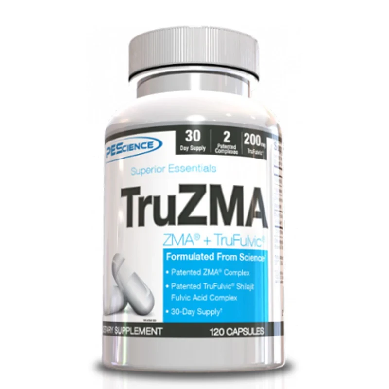 PEScience - TruZMA - ZMA + TruFulvic - 120 Capsules