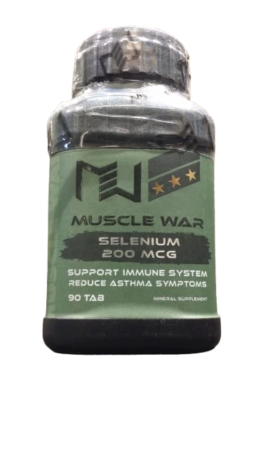 Muscle War - Selenium 200 MCG - 90 Tablets