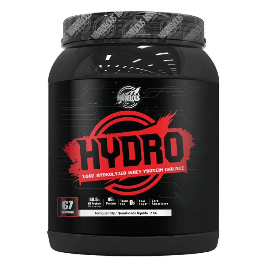 Marvelous Nutrition - Hydro - 100% Hydrolyzed Whey Protein Isolate - 2 KG