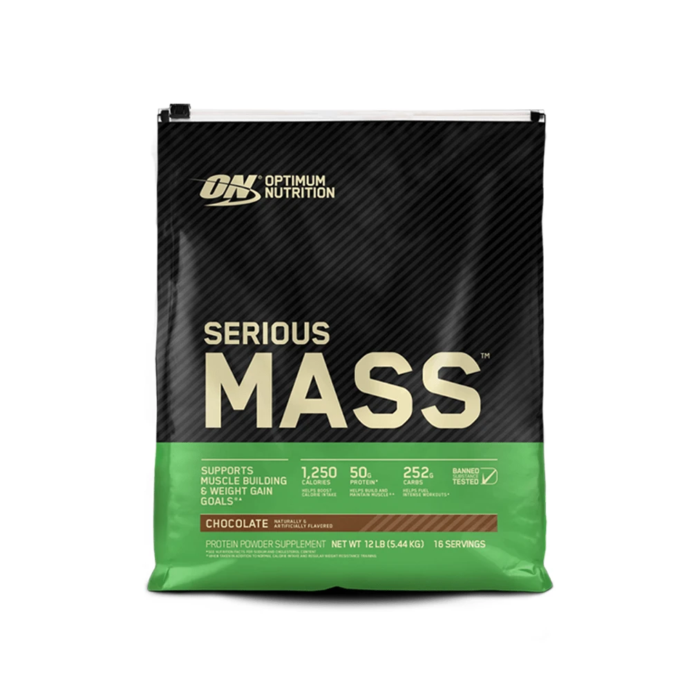 Optimum Nutrition Serious Mass - High-Calorie Weight Gainer - Chocolate