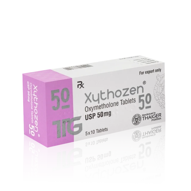 Thaiger Pharma - Xythozen 50 (Oxymetholone Tablets USP) - 50mg - 50 Tablets (5x10)